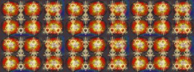 Raster skeci. Kış kahverengisi, gri ve kırmızı noel kar düz kristal elementi. Meteoroloji buz koleksiyonu. Xmas Frost kar taneleri izole edilmiş siluet sembolü. Kar Tanesi raster simgesi arkaplanı.