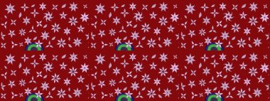 Çiçek desenli eskiz. Kırmızı renkte çiçekler. Tişört baskısı için çiçek boyama rasteriName.