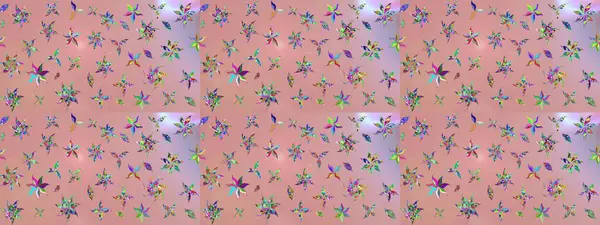 Suluboya, elle çizilmiş. Raster - stok. Eskiz arkaplan modeli. Tarafsız renklerde vadinin çiçekleri.