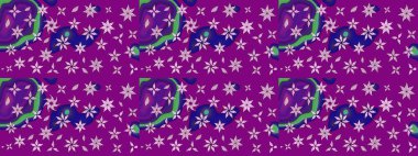 Zentangle soyut çiçekleri. Güzel kumaş deseni. Karalama çiçeği. Düz Çiçek Elementleri Tasarımı. Renkli Bahar Teması eskiz kalıbı. Raster illüstrasyonu.