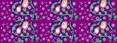 Çocuk stili. Düz Çiçek Elementleri Tasarımı. Çiçekli eskiz arkaplanı. Renkli Bahar Teması çizim şablonu.