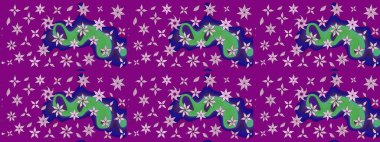 Düz Çiçek Elementleri Tasarımı. Çiçekli eskiz çizimi. Mor renkli çiçekler. Renkli Yaz Teması çizim şablonu.