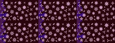 Şirin, zarif çiçekler Raster illüstrasyonu. Davetiye ve kartpostal tasarımı için dekoratif çiçek unsurları. Tekstil için figür. Poster ya da kapak için arka plan. Yapraklı çizim deseni.