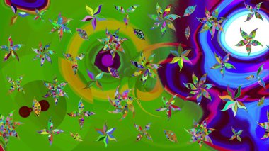 Çiçekleri, deniz kabukları, mandalaları ve suluboya efektleriyle donanma geçmişi. Yatak çarşafları, ceket, paket tasarımı, kumaş ve moda kavramları için tekstil baskısı. Çizim kalıbı etnik tasarım.