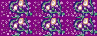 Çocuk stili. Düz Çiçek Elementleri Tasarımı. Çiçekli eskiz arkaplanı. Renkli Bahar Teması çizim şablonu.