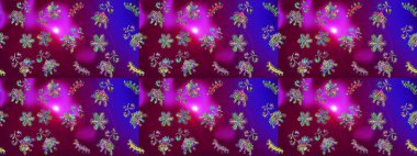 Kar taneleri tasarımı. Son moda kar taneleri ve elementler onun kartlarını gösteriyor. Retro tarzı, kış elementleri. Modern soyut tasarım posteri, kapak, mor, mor ve kırmızı renkli kart tasarımı.