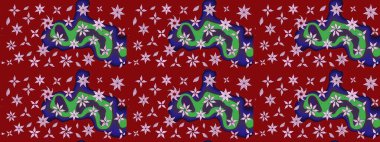 Sevgililer günü ve tebrik kartı konsepti için şık bir davetiye. Manzaralı çiçek deseni. Çiçek kompozisyonu, el boyası, hassas şablon. Üst manzara, yumuşak kırmızı renk biçimi.