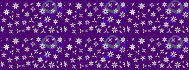 Çiçekli karalama şeklinde Raster çiçek deseni. Nazikçe, güzel çiçek arkaplanı. Mor renkte çiçekler.