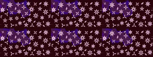 Çiçek duvar kağıdı. Çizim kalıbı. Renkli süs kenarı. Kahverengi renklerde. Hint süsü. Raster illüstrasyonu.