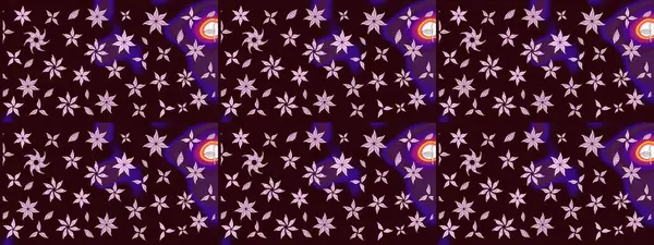 Şirin çiçekli, desenli, kahverengi renkli bir eskiz deseni. El çizimi çiçek çizimi deseni (fayans). Tekstil için suluboya çizim deseni.