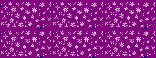 Raster illüstrasyonundaki çiçek desenli çizim. Düz Çiçek Elementleri Tasarımı. Renkli Bahar Teması eskiz kalıbı. Süslü kumaş deseni.