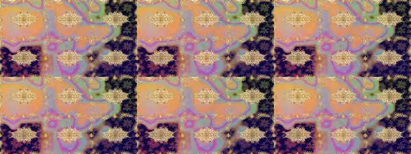 Altın desenli çiçek dekoru. Doğu tarzı element. Bej renklerde altın element. Tasarım şablonu için çizgi çizimi sınırı. Davetiyeler, kartlar, web sayfası için Raster illüstrasyonu.