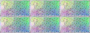 Tropikal kelebek deseni mavi ve nötr renklerde. Kelebek görüntüsü. Basit bir şekilde. Raster illüstrasyonu. Çiz, çiz, çiz.