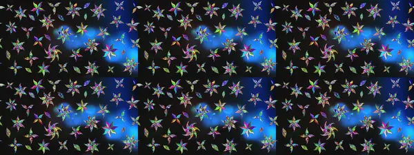 Gri renkli etnik çiçekli zarif eskiz deseni. Raster Çiçek İllüstrasyon Şirin Tekstil.