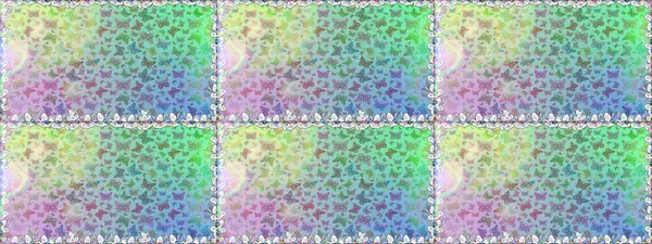 Tropikal kelebek deseni mavi ve nötr renklerde. Kelebek görüntüsü. Basit bir şekilde. Raster illüstrasyonu. Çiz, çiz, çiz.