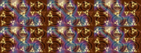 Raster düz çiçekleri pürüzsüz desen. Hediye ambalaj kağıdı, tebrik kartları, posterler ve pankart tasarımı. Kahverengi renkte çiçekler.