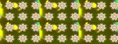 Yılbaşı kış tasarımı için renkli kar taneleri. Elle çizilmiş kartanesi karalaması. Raster illüstrasyonu.