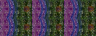 Ağaç dallı bahar çiçekleri ile desen, çiçek siluetiyle yeşil renkler. Raster deseni.