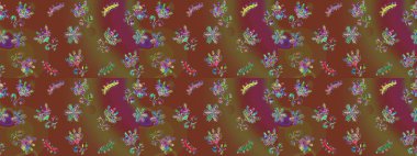 Raster kar taneleri deseni. Renkli arka planda güzel kar taneleri. Raster illüstrasyonu.