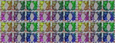 Kabile sanatı boho baskısı, klasik çiçek arkaplanı. Arkaplan dokusu, duvar kağıdı, yeşil renkli çiçek teması. Soyut etnik raster pürüzsüz desen.