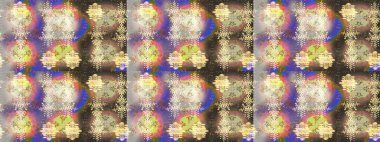 Raster illüstrasyonu. Renkler. Kar tanelerinin soyut arkaplanlı Noel şablonu. Kahverengi, nötr ve bej kar taneleri. Noel ve Yeni Yıl moda baskıları için tatil tasarımı.