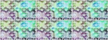 Raster illüstrasyonunda kusursuz çiçek deseni. Tarafsız renklerde çiçekler. Düz Çiçek Elementleri Tasarımı. Renkli Yaz Temalı Kusursuz Arkaplan.