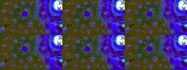 Raster illüstrasyonu. Yeşil renkli çiçekler. Çiçek desenli eskiz, vuruşlar, sıçramalar, yaz çiçekleri..