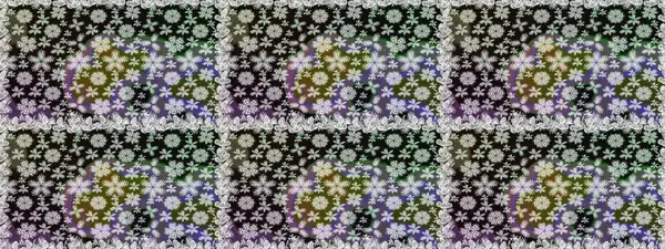 Çiçek buketleriyle klasik tarzda kusursuz desenler. Gri renklerde. Raster illüstrasyonu.