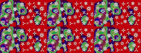 Raster 'ın taze dokusu. Paketleme, tekstil, duvar kâğıdı için çiçek eskizi. Klasik çiçek desenli. Yumuşak fayans. Yumuşak pamuk tasarımı.