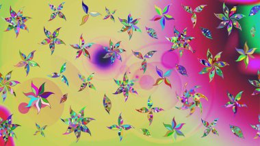 Güzel suluboya çiçekler, parlak boyalı inspineutral çiçek desenli eskiz arka planı. Raster..