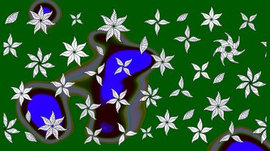 Doodle çiçekler ve dalları, otlar ve çiçekler. Elle çizilmiş. Raster resim. Güzel kumaş deseni.