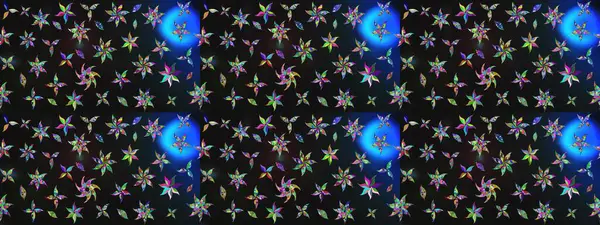 Ağaç dallı bahar çiçekleri ile desen, çiçek silueti ile gri renkler. Raster deseni.