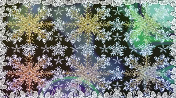 Doğum günü kartı, davetiye ya da afiş için iyidir. Dekoratif simetri arabesk. Kusursuz ortaçağ çiçek deseni. Raster illüstrasyonu. Gri renklerde altın.