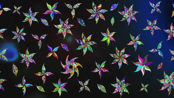 Raster güzel bir çiçek deseni çizmiş. Bahar mevsimi. Tatil havası. Nazik romantik baskı.