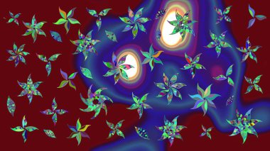 Klasik taslak çizimi. Çiçek kırmızısı eskiz deseni. Raster çiçek izi. Raster Yumuşak kumaş deseni.