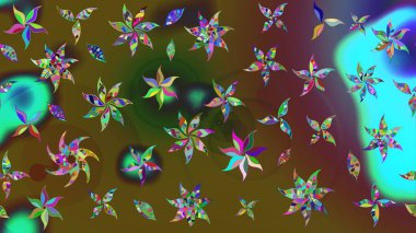 Moda baskısı. Çiçeğin suluboya çizimlerinin mükemmel deseni. Dekorasyon ve tasarım için güzel bir desen. Suluboya çizim kalıbı. Eski.