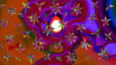 Paisley el çizimi elementler. Fantezi çiçekli eskiz deseni, doğal duvar kağıdı, çiçek desenli kıvrım çizimi. Ev dekoru.