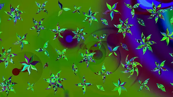 Parlak elementlerin. El çizimi Raster çizimi. Çizim çiçek deseni duvar kağıdı, web sitesi arkaplanı, paket kağıdı, davetiye, broşür, pankart veya web sitesi için kullanılabilir.