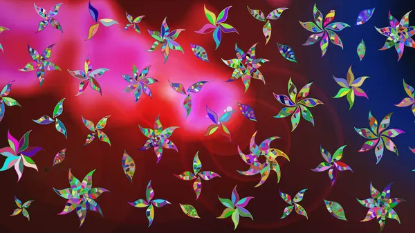 Güzel suluboya çiçekler, ilham verici çiçek desenli eskiz arkaplanı. Raster..