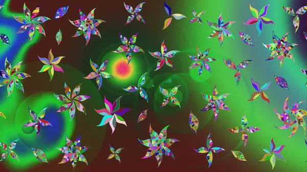 Organik elementler. Raster deseni. Botanik çizim kalıbı. Suluboya etkisi.