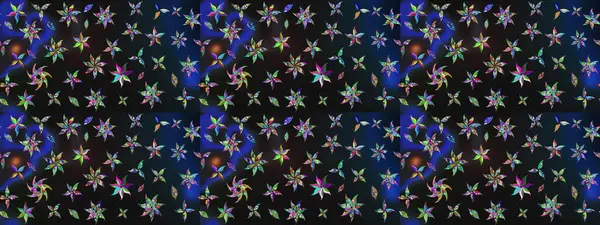 Gri renklerde. Raster illüstrasyonu. Gri renkli gri papatya deseni.