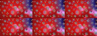 Kırmızı renkte çiçekler. Yumuşak, yaz çiçekli arka plan. Raster çiçek desenli ve çiçekli..