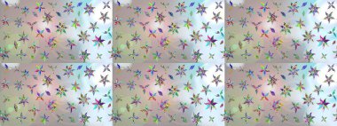 Sevimli çiçek raster deseni. Tarafsız renklerde çiçekler. Sketch Colour Spring Theme eskiz kalıbı. Düz Çiçek Elementleri Tasarımı.