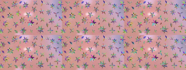 Çiçekler boşta. Eskiz arkaplan modeli. Suluboya, elle çizilmiş. Raster stoku.