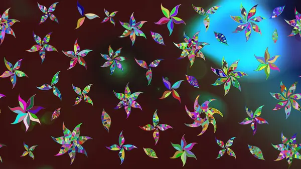 Raster illüstrasyonu. Anti-stres için soyut örnek sayfası. Kahverengi renklerde.