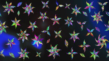 Gri renkli çiçekler. Elle boyanmış suluboya resim çizimi çiçekler ve bitkiler.