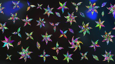 Elle çizilmiş sonbahar çiçeği deseni. Doodle tarzı. Renkli gri çizim kalıbı. Tekstil ve kapak tasarımı için mükemmel. Gri renkli çiçekler.