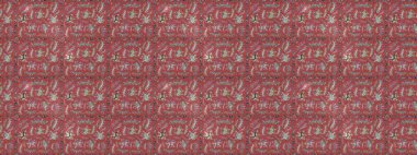 Çiçekli el çizimi çizimi deseni. Modern gelişim pembe, kırmızı ve nötr raster arka plan duvar kâğıdı illüstrasyonlu klasik çizgi çizgisi, desenli desenli çiçekler, çiçekli süsler..