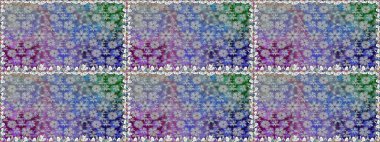 El çizimi, soyut ve süslü elementler. Suluboya resim taklit Raster çizimi. Klasik çiçekler. Yaz çiçekleri teması. Gri renkler.