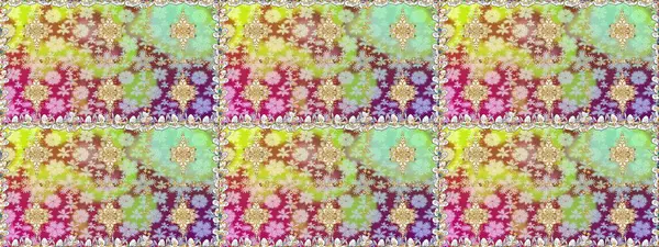 Kusursuz oryantal klasik altın desen. Tarafsız renklerde altın tekrarlayan elementler içeren Raster soyut arkaplanı.